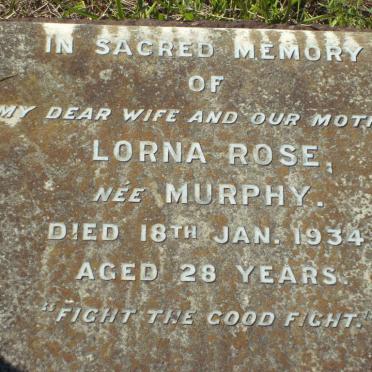 WAUGH Lorna Rose nee MURPHY -1934 