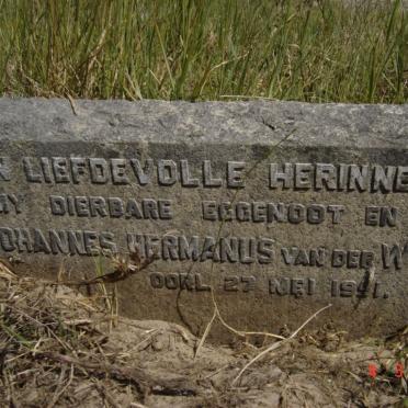 WESTHUIZEN Johannes Hermanus, van der -1951
