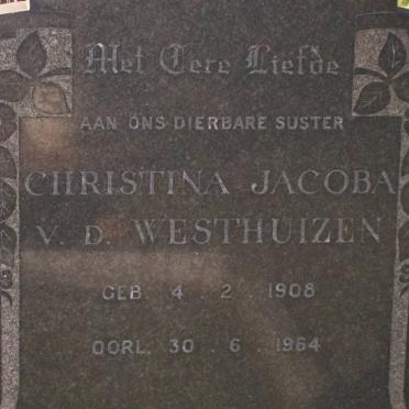 WESTHUIZEN Christina Jacoba, van der 1908-1964