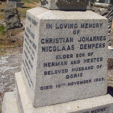 DEMPERS Christian Johannes Nicolaas -1969