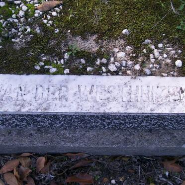 WESTHUIZEN Jan Abraham, van der 1905-1968 &amp; Ellen Maria 1906-1970