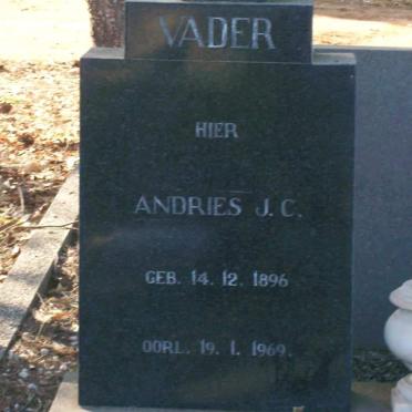 WESTHUIZEN Andries J.C., van der 1896-1969