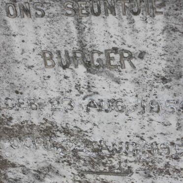 WESTHUIZEN Burger, van der 1956-1957