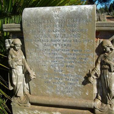 WILLIAMS ? -1938 &amp; Louisa -1934