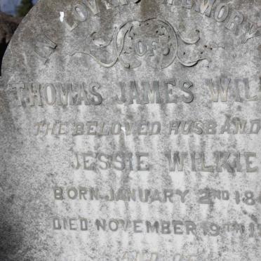 WILKE Thomas James -1864-1890