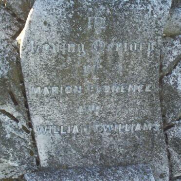 WILLIAMS William &amp; Marion Florence