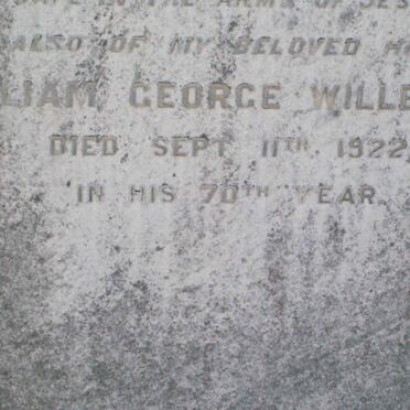 WILLENBURG William George   -1922