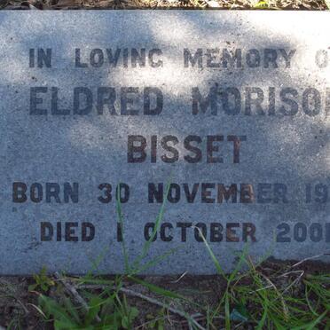 BISSETT Eldred Morison 1905-2001