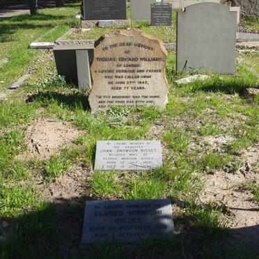 WILLIAMS Thomas Edward -1943 :: BISSETT Eldred Morison 1905-2001 &amp; Joan Snowdon 1908-1994