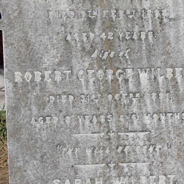 WILBERT Robert -1898 &amp; Sarah -1924 ::  WILBERT Robert George -189?