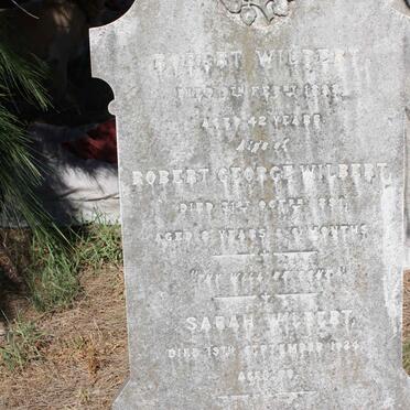 WILBERT Robert -1898 &amp; Sarah -1924 ::  WILBERT Robert George -189?
