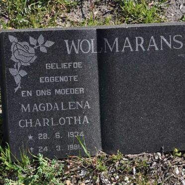 WOLMARANS Magdalena Charlotha 1934-1981