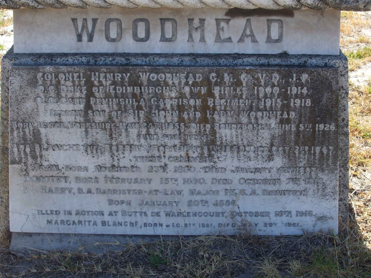 WOODHEAD Henry 1855-1926 & Ada Blanche BOBBINS 1859-1947