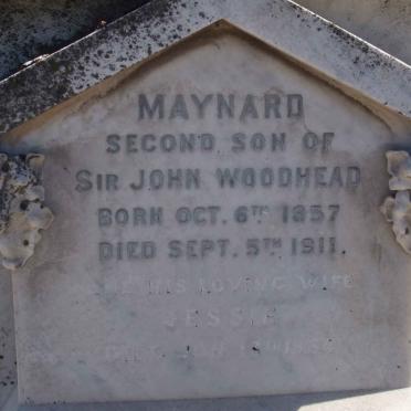 WOODHEAD Maynard 1857-1911 &amp; Jessie 19?4