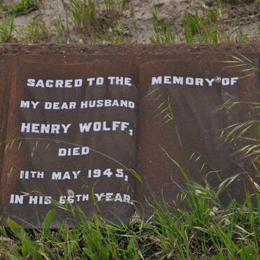 WOLFF Henry -1945