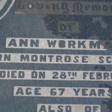 WORKMAN Ann -1917
