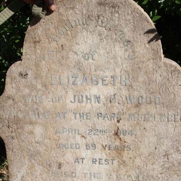 WOOD Elizabeth -1904