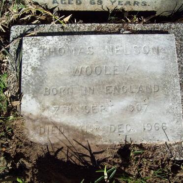 WOOLEY Thomas Nelson 1907-1966