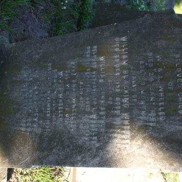 WHEELER Tom Frederick -1892 :: WHEELER William Blacking -1898