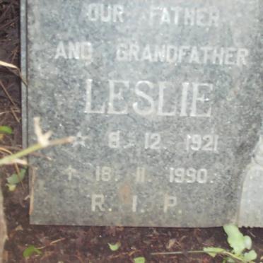 WHITE Leslie 1921-1990