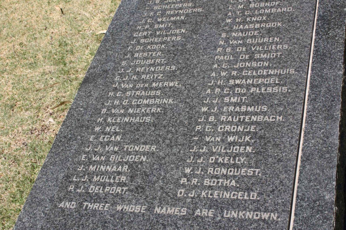 4. Republican Forces who were buried in Fort Knokke Cemetery1900 & re-interred in 1927
