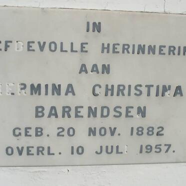 BARENDSEN Hermina Christina 1882-1957