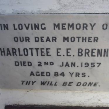 BRENNAN Charlottee E.E. -1957