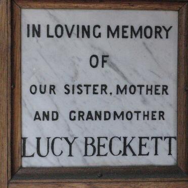 BECKETT Lucy 