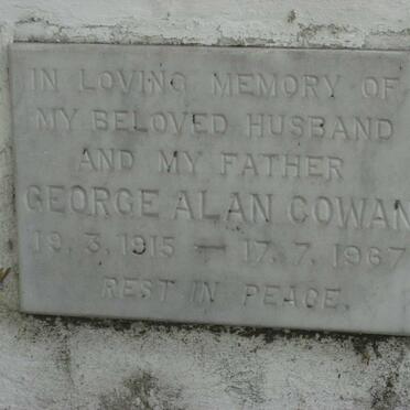 COWAN George Alan 1915-1967