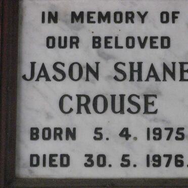 CROUSE Jason Shane 1975-1976