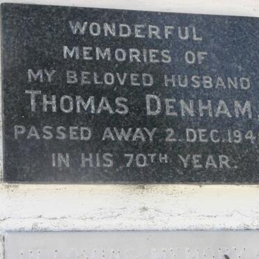 DENHAM Thomas -1945