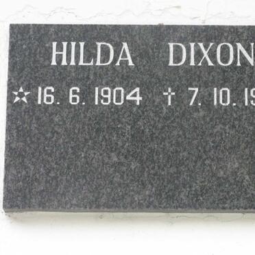 DIXON Hilda 1904-1965