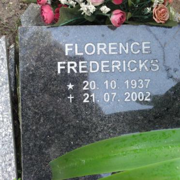 FREDERICKS Florence 1937-2002