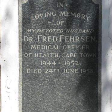 FEHRSEN Fred -1958