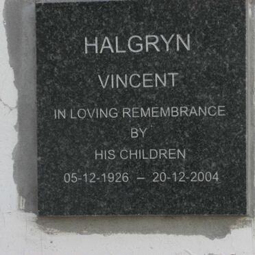 HALGRYN Vincent 1926-2004