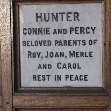 HUNTER Connie &amp; Percy