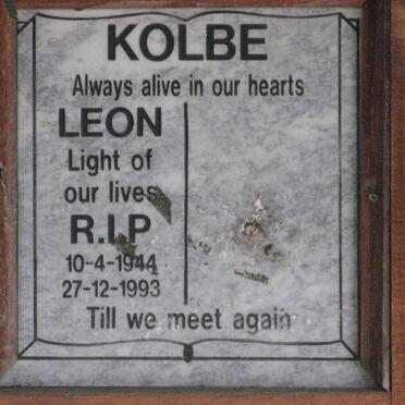 KOLBE Leon 1944-1993
