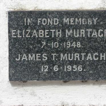 MURTAGH James T. -1956 &amp; Elizabeth -1948