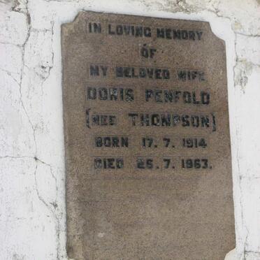 PENFOLD Doris nee THOMPSON 1914-1963