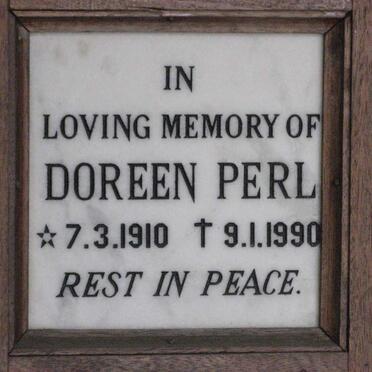 PERL Doreen 1910-1990