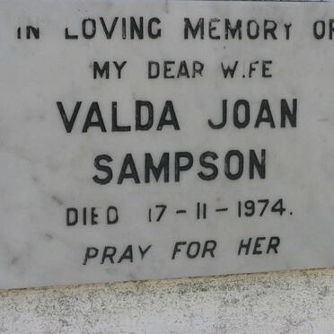 SAMPSON Valda Joan -1974