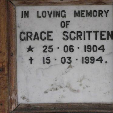 SCRITTEN Grace 1904-1994