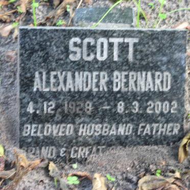 SCOTT Alexander Bernard 1928-2002