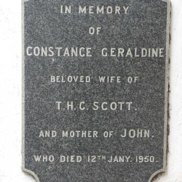 SCOTT Constance Geraldine -1950
