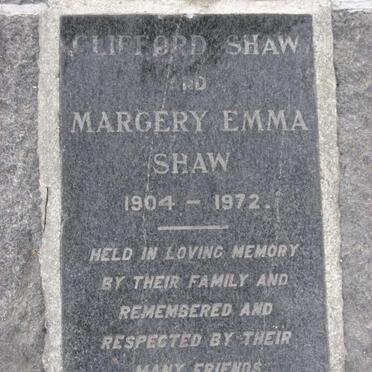 SHAW Clifford &amp; Margery Emma 1904-1972