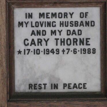 THORNE Gary 1949-1988