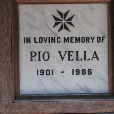 VELLA Pio 1901-1986