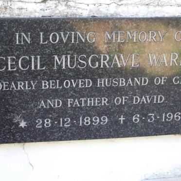 WARREN Cecil Musgrave 1899-1961
