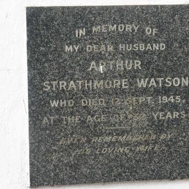 WATSON Arthur Strathmore -1945