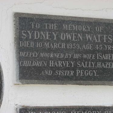WATTS Sydney Owen -1959